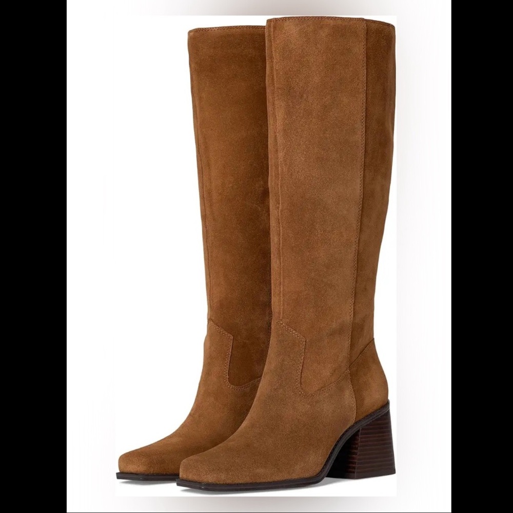 NWOB VINCE CAMUTO Sangeti Boots in Burnt Sugar